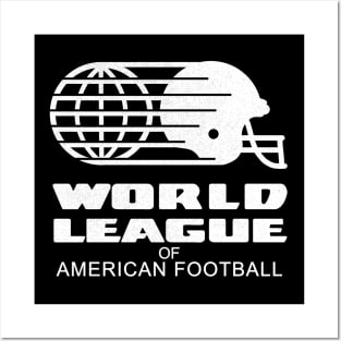 Retro World League of American Football 1974 Posters and Art